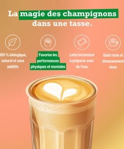 Mushroom latté 6 x 10 g BIO BIO, 60 g